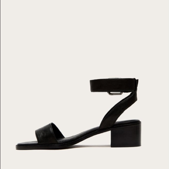 Frye Cindy Genuine Leather Open Toe Heel Sandals - Picture 5 of 13